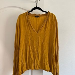 1. State Mustard Yellow Blouse SZ XXL